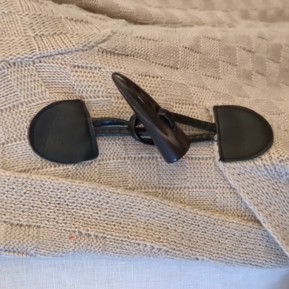 Tan Wrap Sweater - Picture 2 of 5